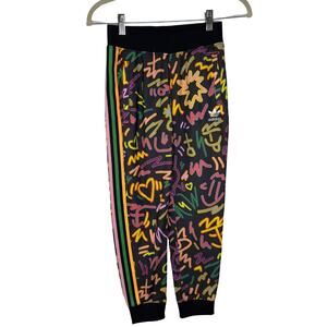 Adidas Originals Love Unites Track‎ Pants Joggers Youth Small AOP Athletic EUC